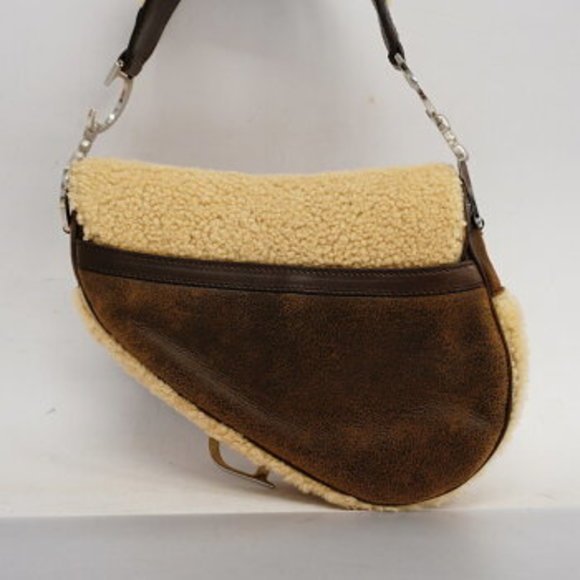 Christian Dior Saddle Mouton Leather Handbag - Picture 11 of 11